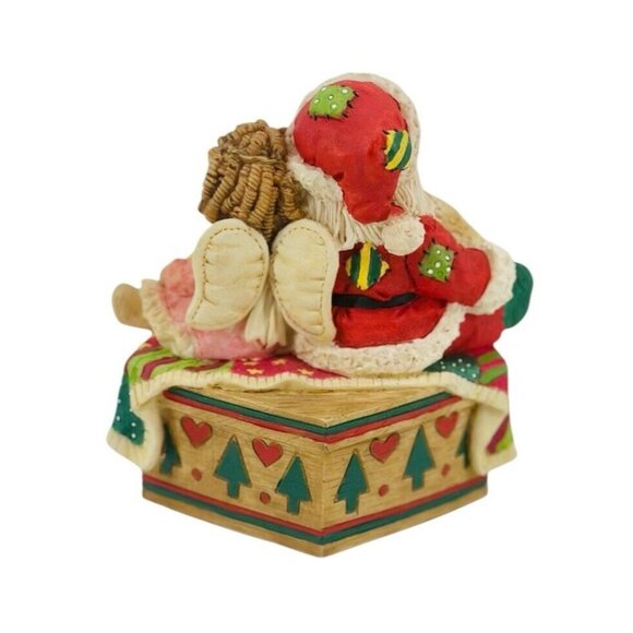 Vtg San Francisco Music Box Company Keep Christmas In Your Heart Santa Tested - Picture 3 of 10